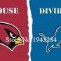 Arizona Cardinals Detroit Lions House Divided Flag 3x5ft 150x90cm