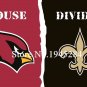 Arizona Cardinals New Orleans Saints House Divided Flag 3x5ft 150x90cm