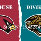 Arizona Cardinals Jacksonville Jaguars House Divided Flag 3x5ft 150x90cm