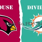Arizona Cardinals Miami Dolphins House Divided Flag 3x5ft 150X90cm