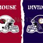 Arizona Cardinals Cleveland Browns helmets House Divided Flag3ft x 5ft