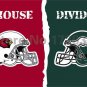Arizona Cardinals Philadelphia Eagles helmets House Divided Flag 3ft x 5ft