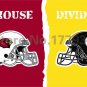 Arizona Cardinals Pittsburgh Steelers helmets House Divided Flag 3ft x 5ft