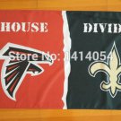Atlanta Falcons New Orleans Saints House Divided Flag150X90CM Banner
