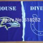 Baltimore Ravens Indianapolis Colts House Divided Flag 3x5 FT 150X90CM