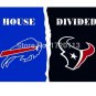 3x5 ft Buffalo Bills VS Houston Texans house divided flag 150x90cm