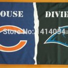 Chicago Bears Carolina Panthers House Divided Flag150X90CM
