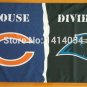 Chicago Bears Carolina Panthers House Divided Flag150X90CM