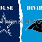 3x5ft Dallas Cowboys vs Carolina Panthers flag house divided flag 150x90cm