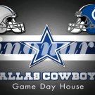 Dallas Cowboys Home Indianapolis Colts Divided Flag Helmet Custom Flags  3ftx5ft