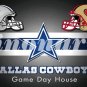 Home Dallas Cowboys Divided San Francisco 49ers Helmet 90*150cm Custom Flags