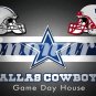 Dallas Cowboys Home New England Patriots Divided Flag Helmet 3*5FT