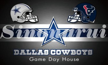 Home Dallas Cowboys Divided Houston Texans Flag Helmet 3*5FT