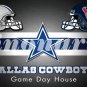 Home Dallas Cowboys Divided Houston Texans Flag Helmet 3*5FT