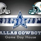 Home Dallas Cowboys Divided Miami Dolphins Helmet 3x5FT Custom Flags