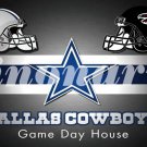 Dallas Cowboys Atlanta Falcons Home Divided Custom Flags 3x5ft  Banners White Sleeve