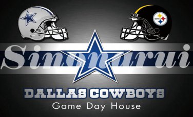 Home Dallas Cowboys Divided Pittsburgh Steelers Helmet 90*150cm Custom Flags