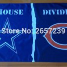 Dallas Cowboys Chicago Bears House Divided Flag 3x5FT