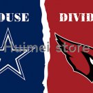 3x5ft Arizona Cardinals VS Dallas Cowboys flag house divided flag  2 metal grommets