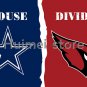 3x5ft Arizona Cardinals VS Dallas Cowboys flag house divided flag  2 metal grommets