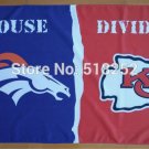 Denver Broncos Kansas City Chiefs House Divided Flag 3x5 FT 150X90CM