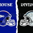 Denver Broncos Carolina Panthers House Divided Flag 3ft x 5ft Polyester