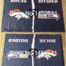 Denver Broncos Seattle Seahawks House Divided Flag 3ft x 5ft Polyester