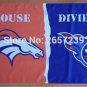 DENVER BRONCOS Tennessee Titans House Divided Flag 3x5FT
