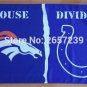 DENVER BRONCOS Indianapolis Colts House Divided Flag 3x5FT