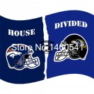 Denver Broncos Baltimore Ravens Helmet House Divided Flag 3ft x 5ft