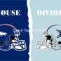 Denver Broncos vs Cowboys House Divided Rivalry Flag 90x150cm metal grommets