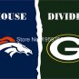 Denver Broncos vs Green Bay Packers House Divided Rivalry Flag 90x150cm