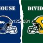 Denver Broncos Green Bay Packers Hemlets House Divided Flag 3ft x 5ft