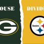 Green Bay Packers VS Pittsburgh Steelers House Divided flags 3ftx5ft Banner 100D Polyester