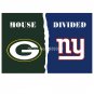 Green Bay Packers vs New York Giants House Divided Rivalry Flag 90x150cm