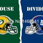 Green Bay Packers New York Giants Helmet House Divided Flag 3ft x 5ft Polyester