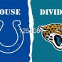Indianapolis Colts Jacksonville Jaguars House Divided Flag 3ft x 5ft Polyester