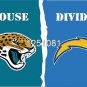 Jacksonville Jaguars San Diego Chargers House Divided Flag 3ft x 5ft Polyester