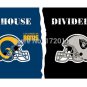 3x5 ft Los Angeles Rams VS Oakland Raiders house divided flag
