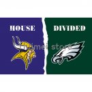 Minnesota Vikings vs Philadelphia Eagles Flag 3X5FT 90x150cm 100% Polyester