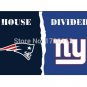 3x5 ft New England Patriots VS New York Giants house divided flag 150x90cm 2 metal grommets