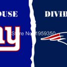New York Giants vs New England Patriots House Divided Rivalry Flag 90x150cm