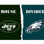 3x5 ft New York Jets VS Philadelphia Eagles house divided flag