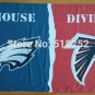 Philadelphia Eagles Atlanta Falcons House Divided Flag 3x5 FT 150X90CM