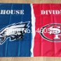 Philadelphia Eagles San Francisco 49ers House Divided Flag 3ft x 5ft Polyester
