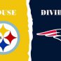 Pittsburgh Steelers vsNew England Patriots House Divided Rivalry Flag 90x150cm