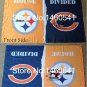 Pittsburgh Steelers Chicago Bears House Divided Flag 3ft x 5ft Polyester