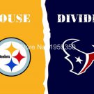 Pittsburgh Steelers vs Houston Texans House Divided Rivalry Flag 90x150cm