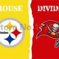 Pittsburgh Steelers Tampa Bay Buccaneers House Divided Flag 3ft x 5ft
