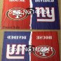 San Francisco 49ers New York Giants House Divided Flag 3ft x 5ft Polyester
